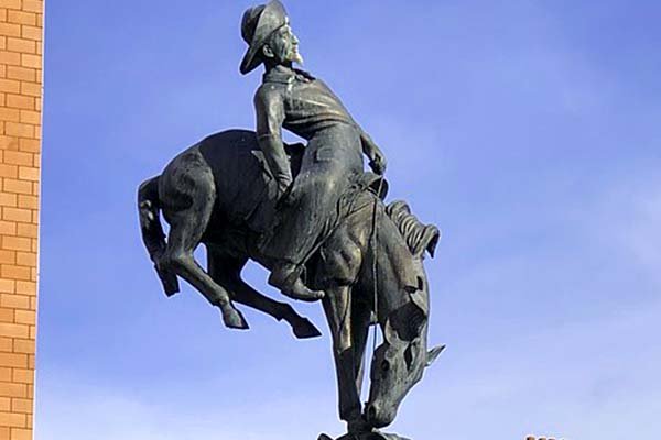 Estatua de Buffalo Bill en Glasgow, Escocia